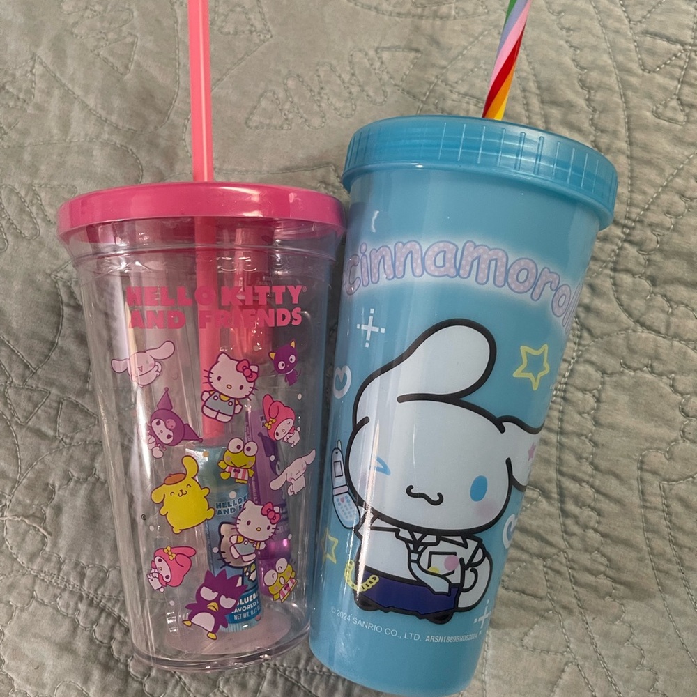 Hello Kitty and Cinna Character Tumblers